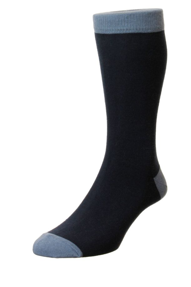Hj Peacock Cotton Rich Socks - Three Pack Pair - Image 3