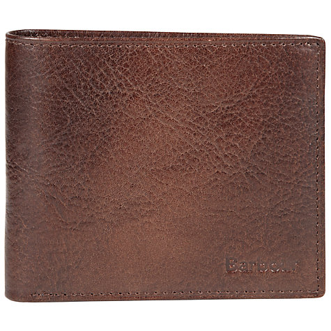 Barbour Leather Wallet-Dark Tan