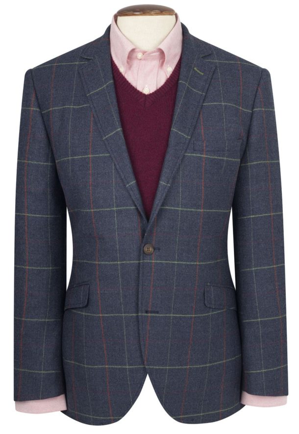 Brook Taverner Magnum 100% Wool Check Jacket - Image 4