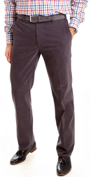 Bruhl Cotton Trousers Montana Fit - Grey