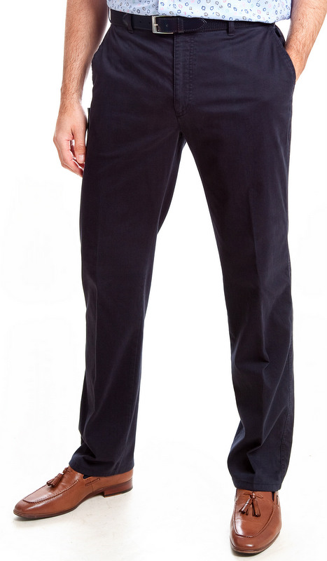 Bruhl  Cotton Trousers - Navy
