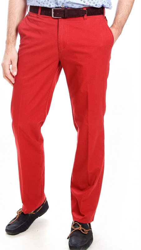 Bruhl Cotton Trousers - Red - Birtchnells