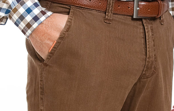 Club of Comfort cotton Trousers - Tan - Image 2