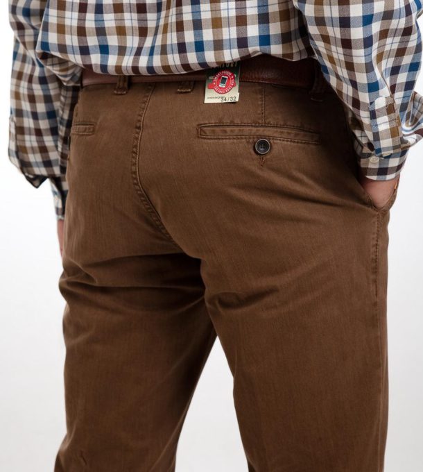 Club of Comfort cotton Trousers - Tan - Image 3