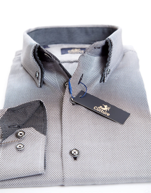 Culture Smart Shirt - Navy - Grey - Image 3