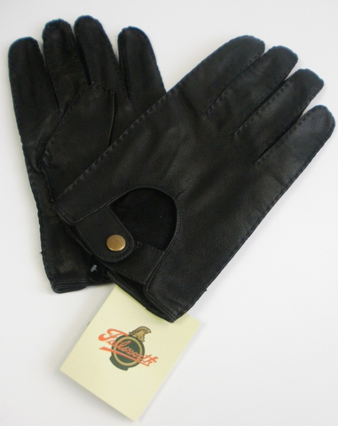 Failsworth Leather Gloves With Popper
