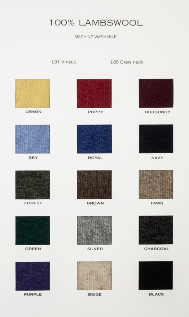 Massoti 100% Lambswool 7 Gauge  Crew Neck Jumpers - Image 7