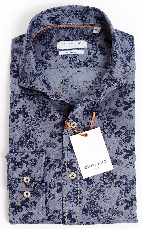 Giordano Tailored Fit - Blue Floral Design