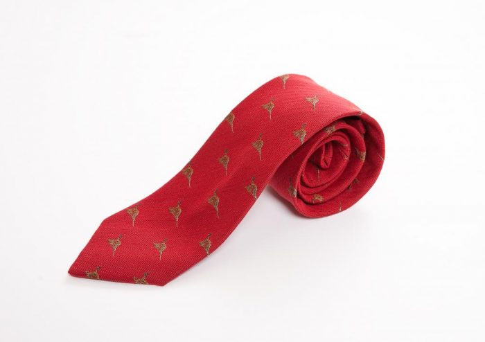 Laine Taylor 100% Wool Tie - Red