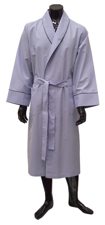 Lloyd Attree & Smith  Light Weight Dressing Gown In Blue