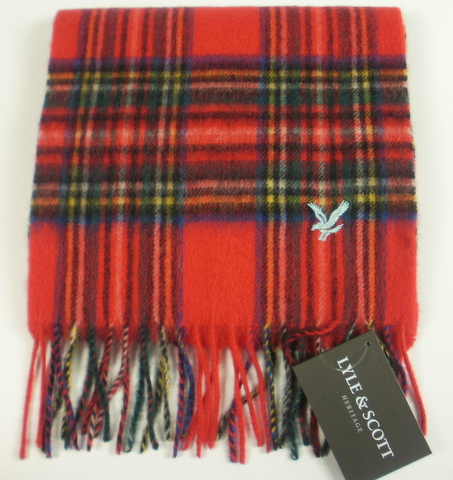 Lyle & Scott Lambswool Check Scarves