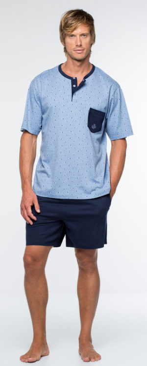 Guasch T-Shirt & Shorts - Blue