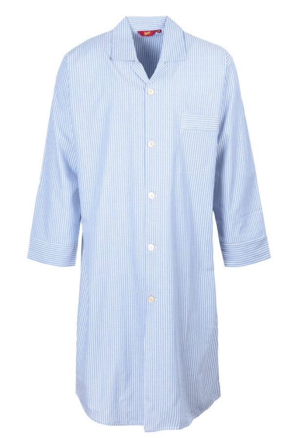 Somax Long Sleeve Nightshirt - Sky