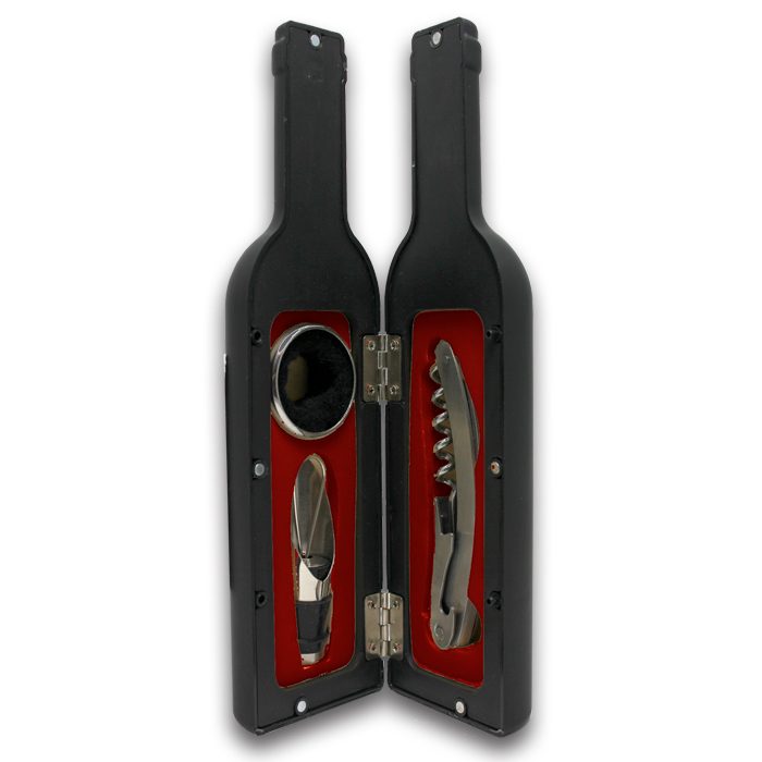 Sophos -  3 Piece Wine Bottle Bar set