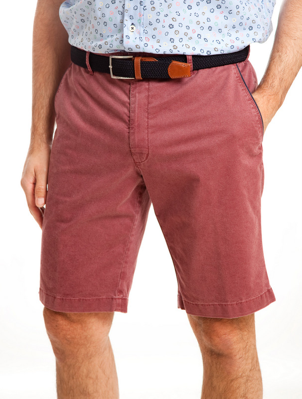 Sunwill Cotton Tailored Shorts - Chicago Red