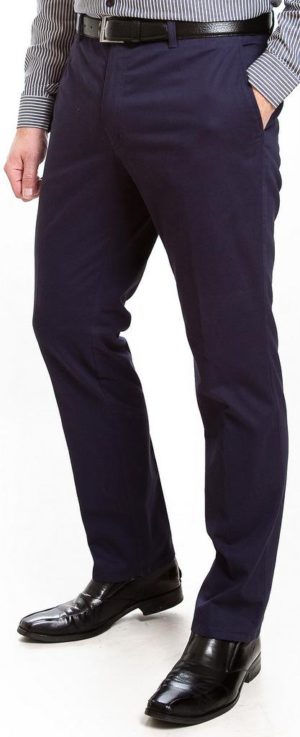 Sunwill Light Weight Cotton Chinos - Navy